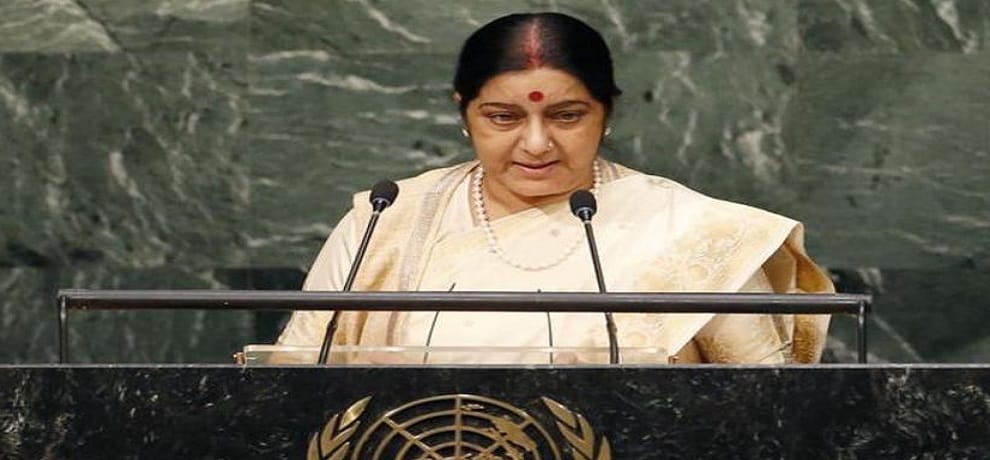 Sushma Swaraj will sepak in United Nation general meeting today can attack on Pakistan