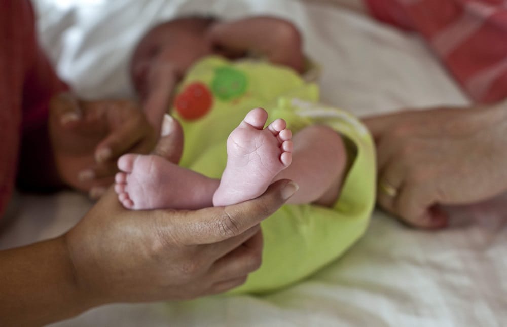 new born girl child thrown outside ashram at hisar