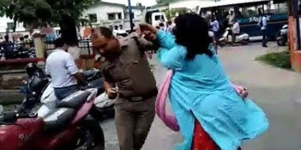 dehradun police constable assualt case Additional District Judge suspended by allahabad high court