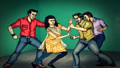 three young man gangraped with a married woman in Kaushambi