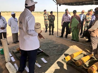 Defense Minister Jaisalmer, saw tanker test