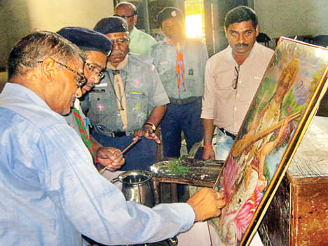 Scout-guides playing important roles in cleanliness campaign