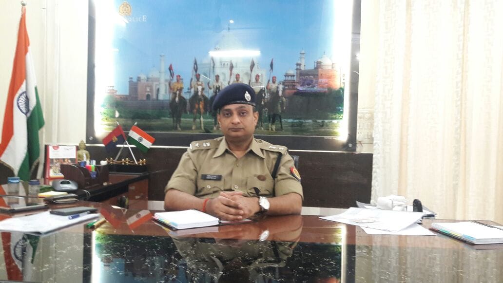 ssp amit pathak joining in agra