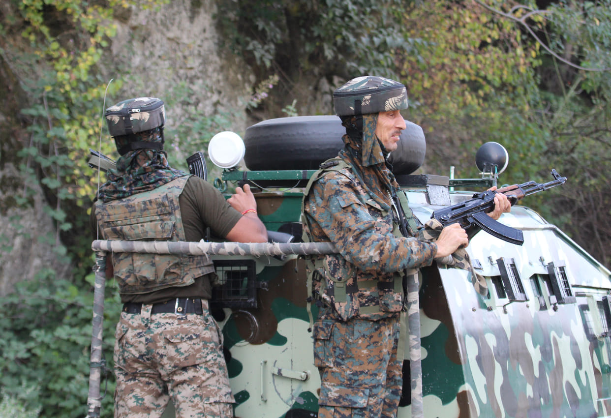 two terrorist killed in encounter in security forces and militants