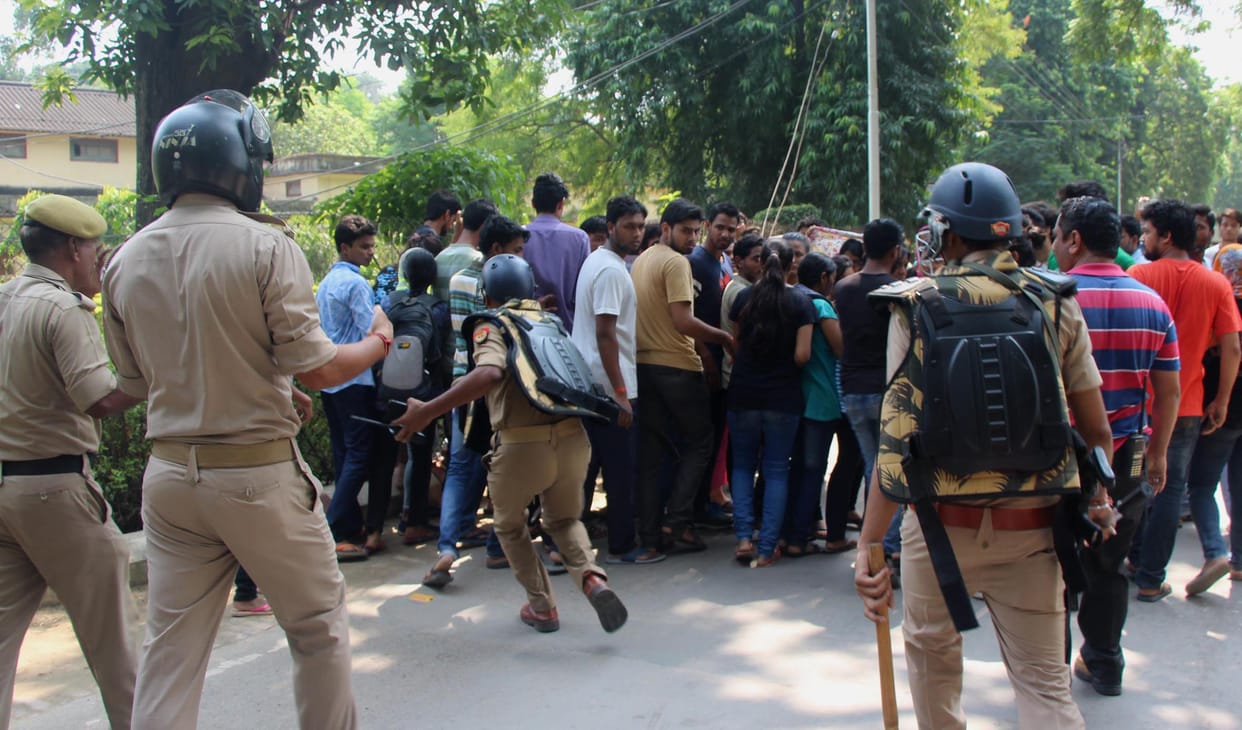 BHU protest first report sent to PMO and CMO