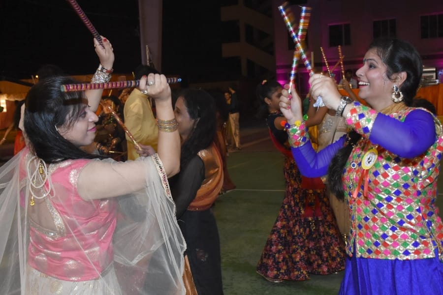 dandiya night in Lucknow.