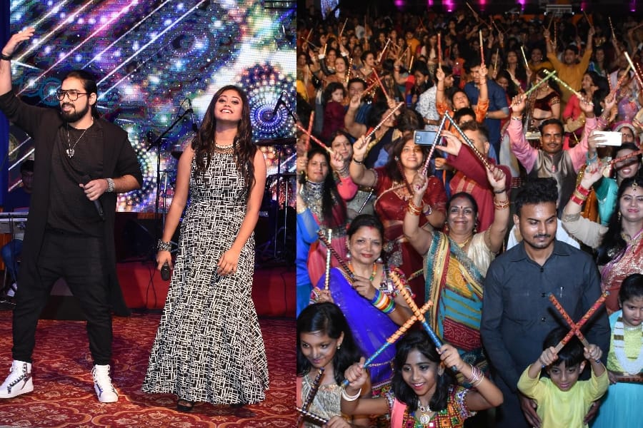 dandiya night in Lucknow.