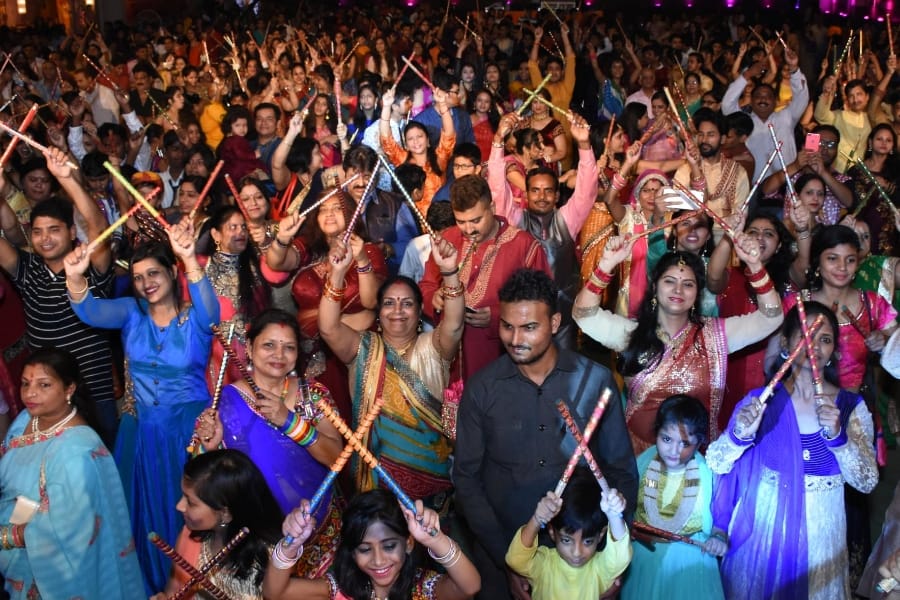 dandiya night in Lucknow.