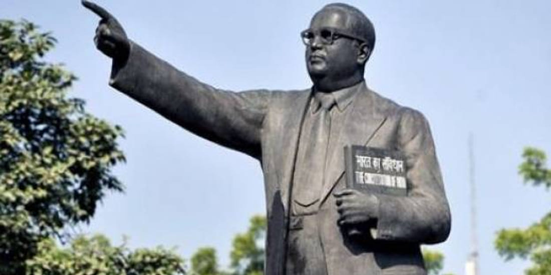  BSP accused SP for breaking Ambedkar statue 
