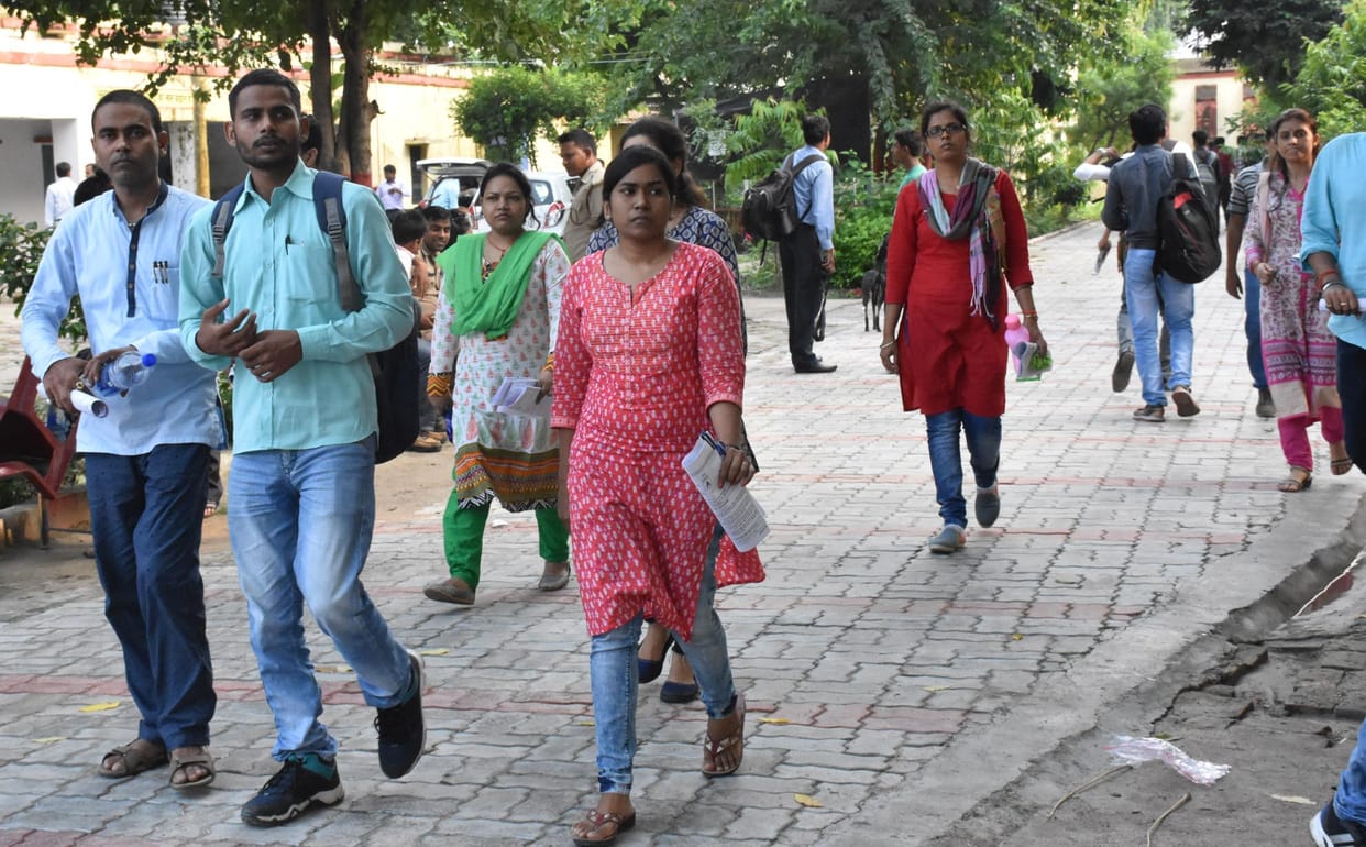 uppsc pcs 2021 prelims exam Candidates confused in questions of gs and history examination held at 90 centers in Varanasi