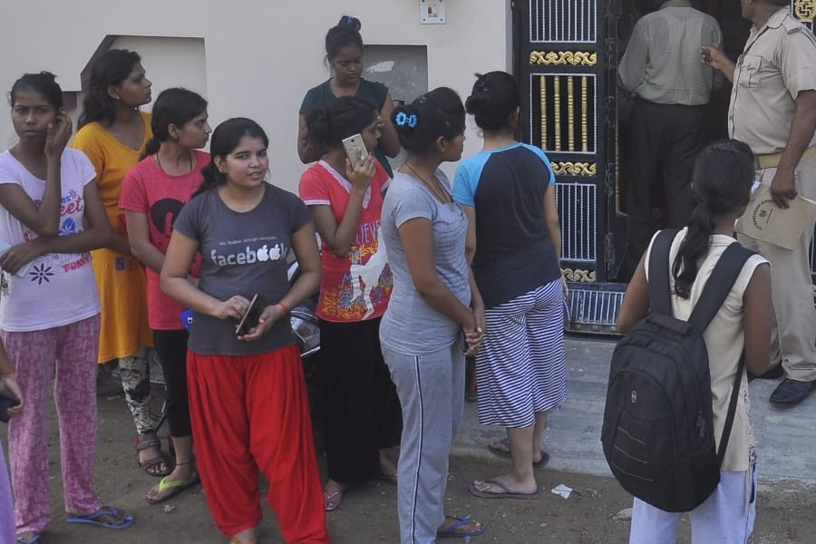 ruckus in a private girls hostel in Lucknow.