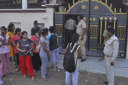 ruckus in a private girls hostel in Lucknow.