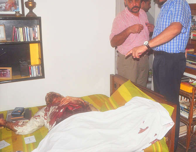 mohali senior journalist kj singh and his mother murder case update