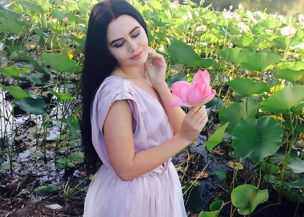 Russian model Natalia Gurova To Be fined for plucking rare lotus Nelumbo during photoshoot