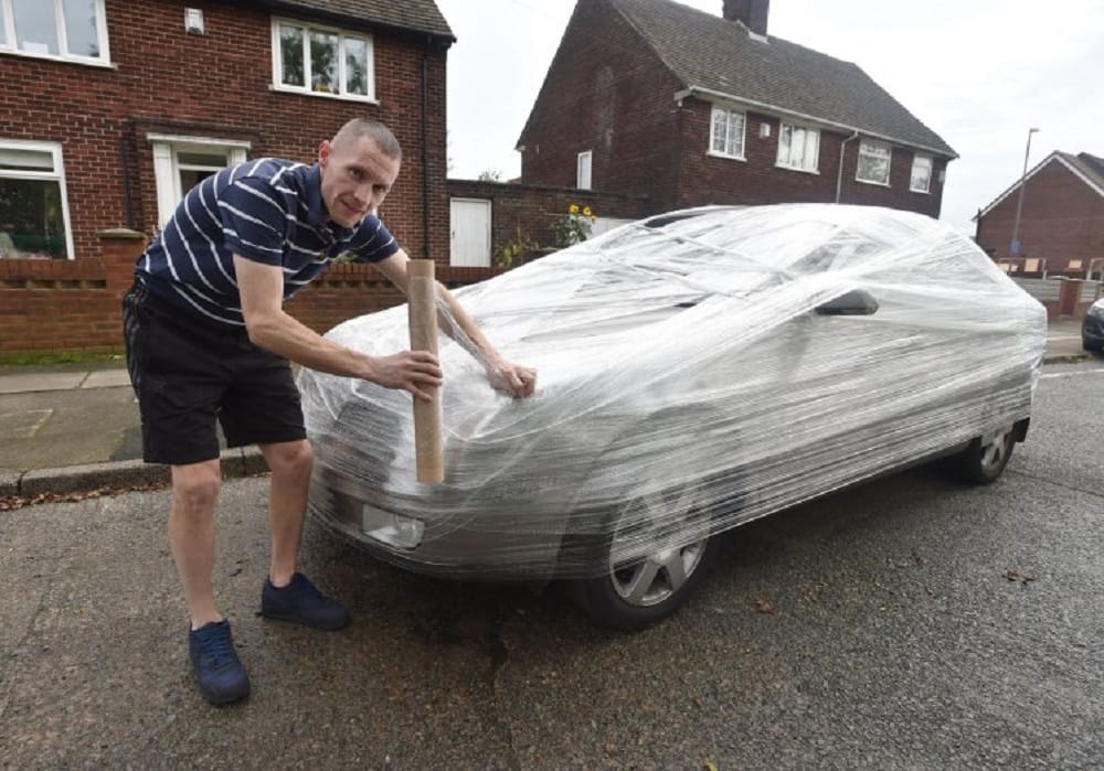 Stranger parked car outside home this is how owner taught him lesson
