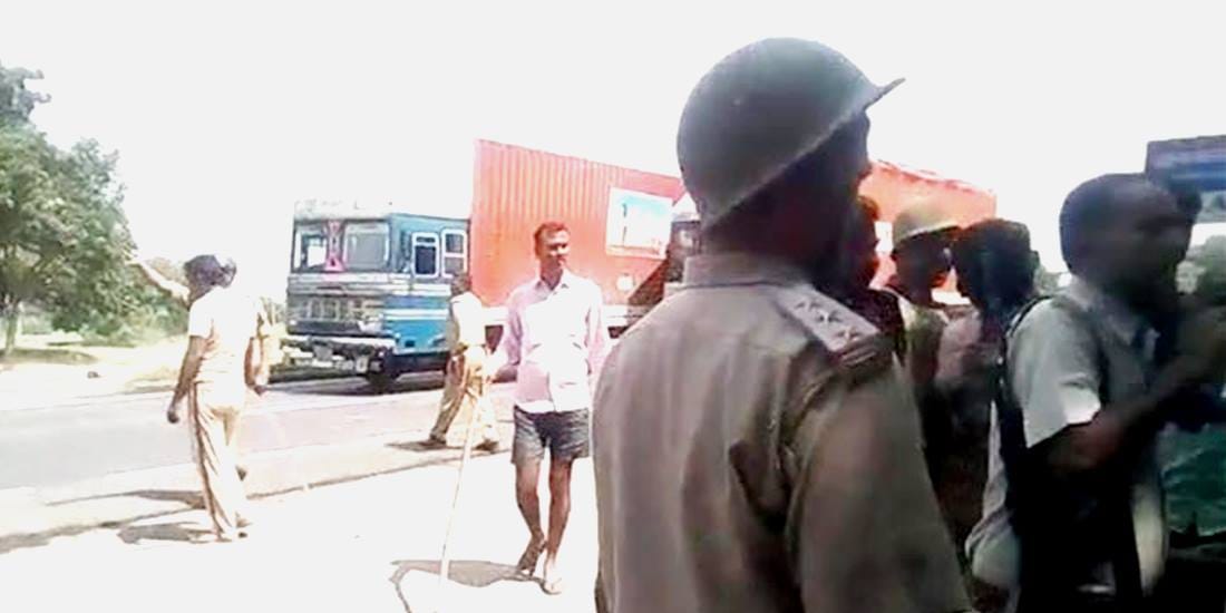 Wife tampering truck crushed husband