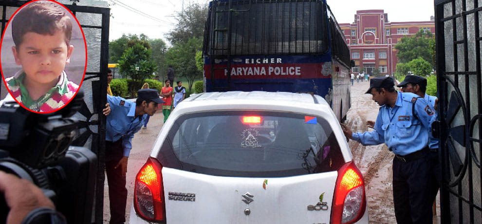 gurugram pradyuman murder case, cbi filed report in highcourt