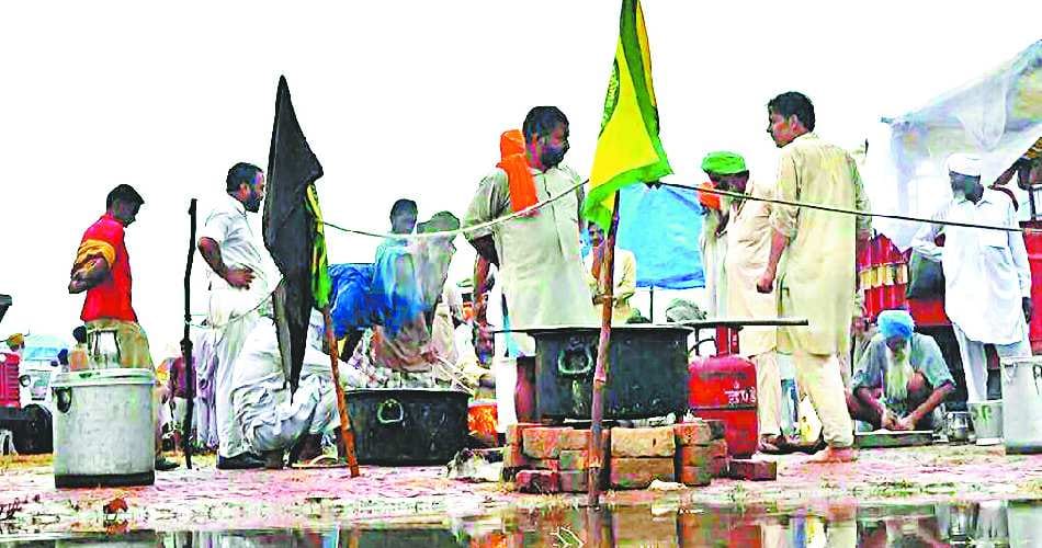 punjab farmers on protest, one farmer died