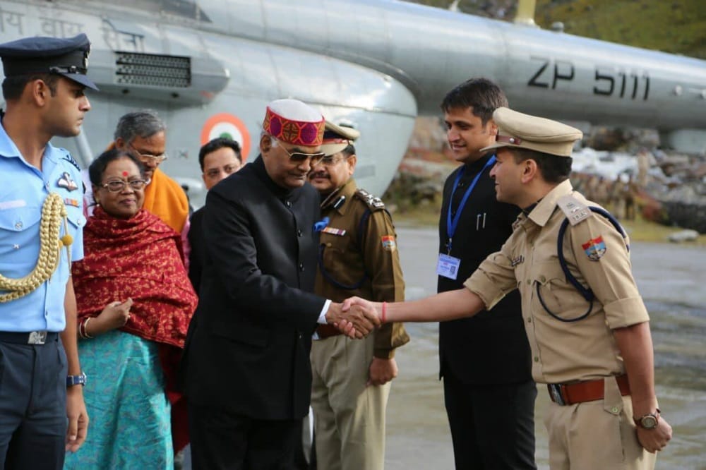 president ramnath kovind in badrianth and kedarnath