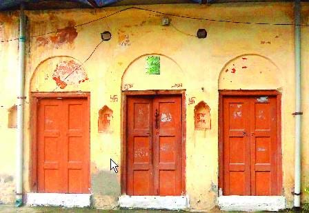 पंडित दीनदयाल जयंती की पूर्व संध्या पर निकली पथ संचलन