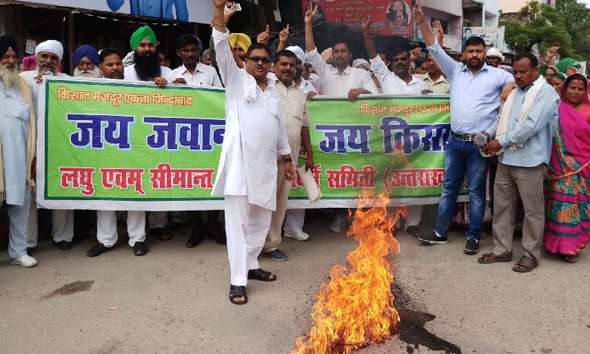 Farmers immersed in debt  on the road 