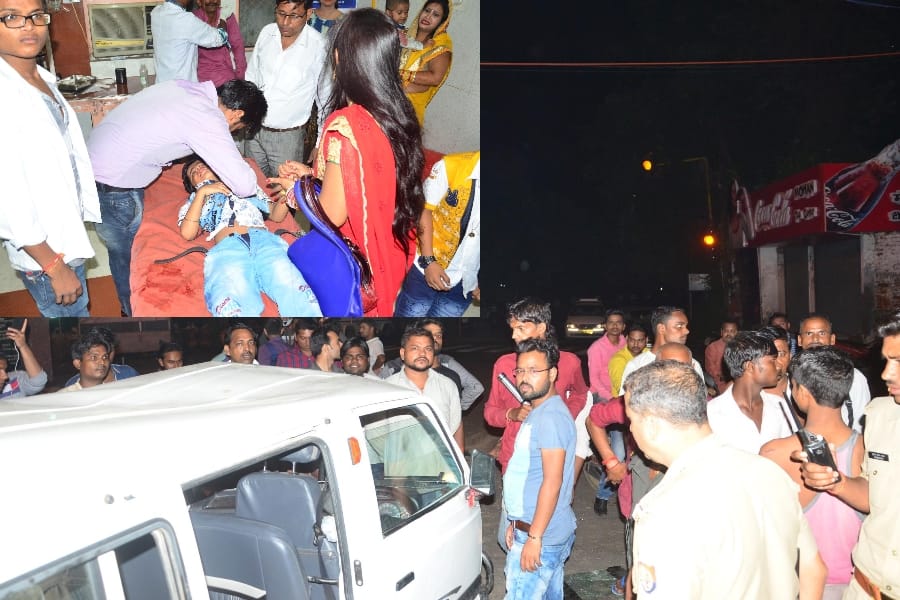 accident in sikandarbagh in Lucknow.