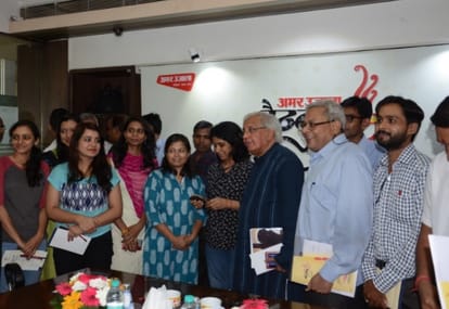 Sudhish Pachauri and Ashok Vajpeyi took a great initiative for the amar ujala baithak