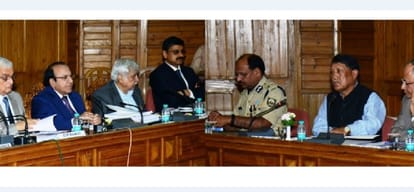 chief election commissioner of india held meeting with dc and sp