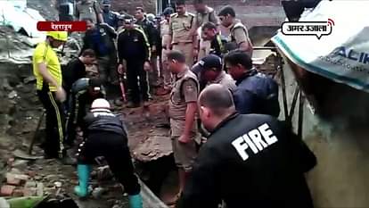 House collapse in Dehradun two children drowned. 