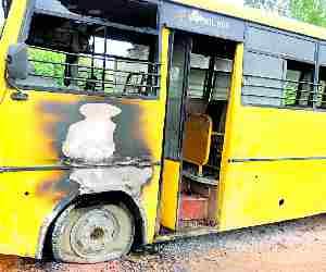 HT line falls on Bus