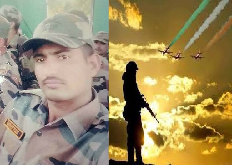 The martyr jawan is proud of the entire village