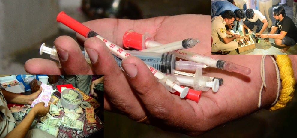 Himachal Una drug racket busted 8 lakh cash seized