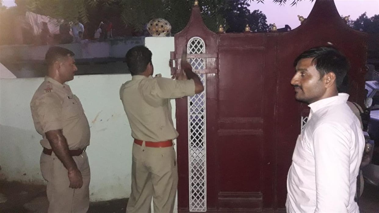 Attachment of infamous gangster Vinod jat house