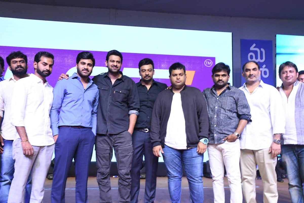 Prabhas attends Telugu film Mahanubhavudu pre-release event