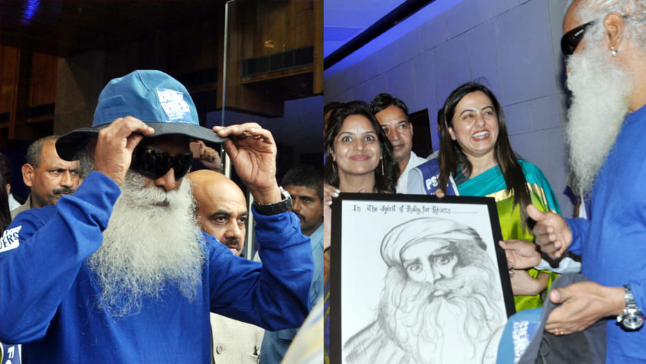 Sadguru Jaggi Vasudev in kanpur