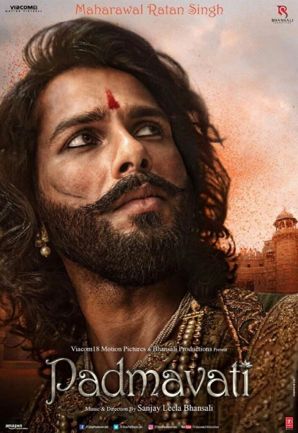 first look of shahid in deepika and ranveer starrer sanjay leela bhansali film padmavati released 