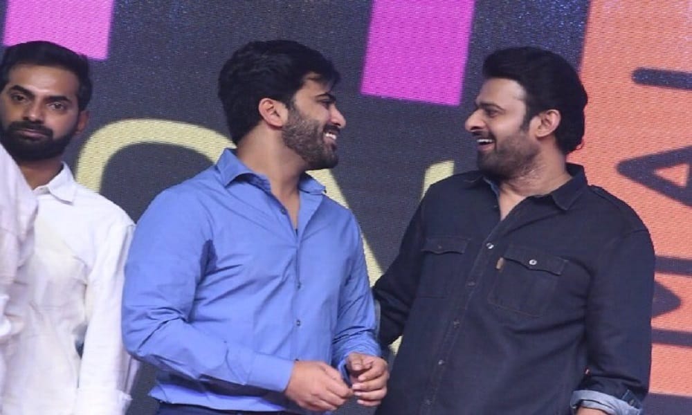 Prabhas attends Telugu film Mahanubhavudu pre-release event
