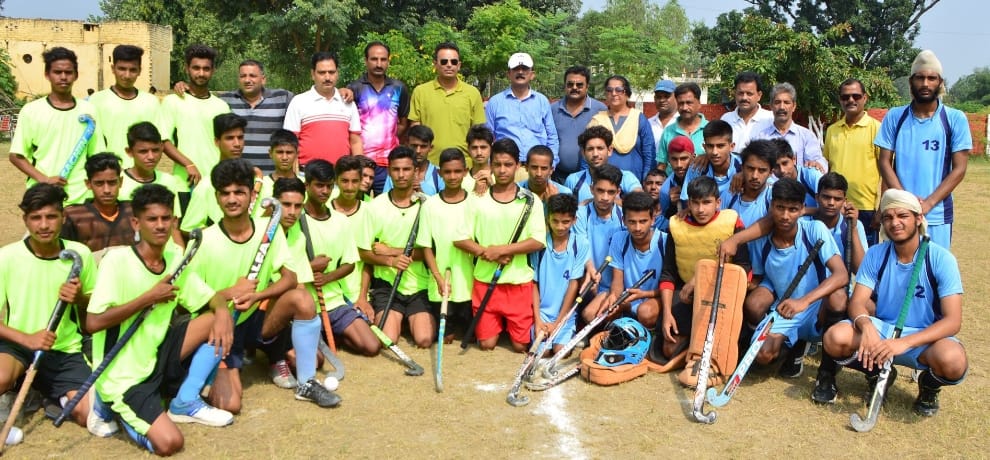 una team became champion in handball under nineteen sports meet