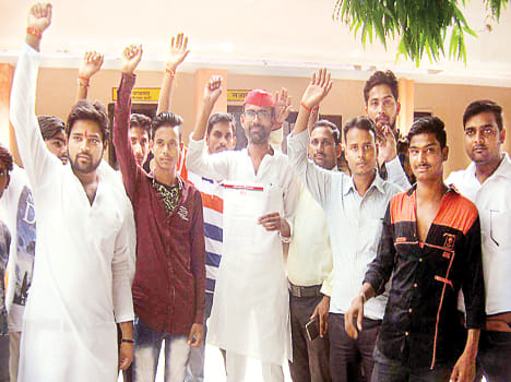 Lathi-charged punishment on innocent students