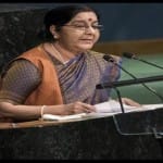Chinese media says Sushma Swaraj's UN Speech was arrogent and admitted Pak Has Terrorism
