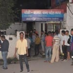 salesman and youth fight for buy beer on overrate