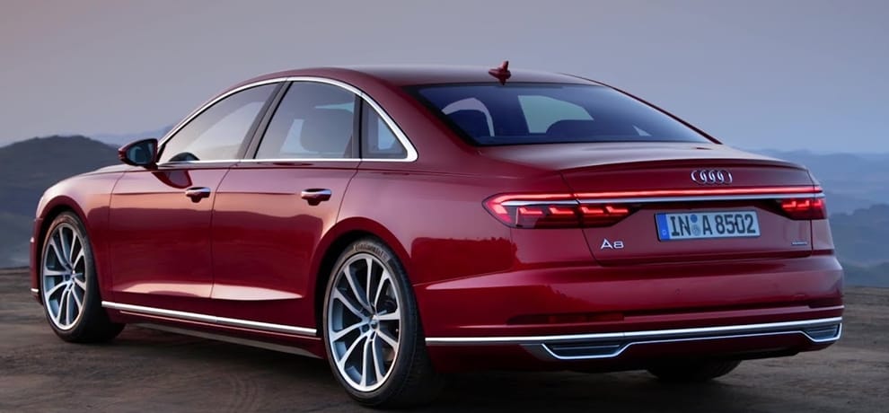 2018 Audi A8 spied testing on Indian roads, drive and park itself