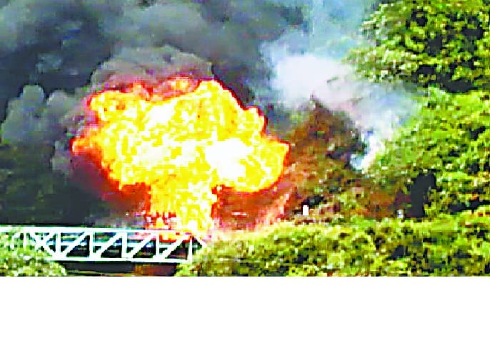Blasted Birbhatti area