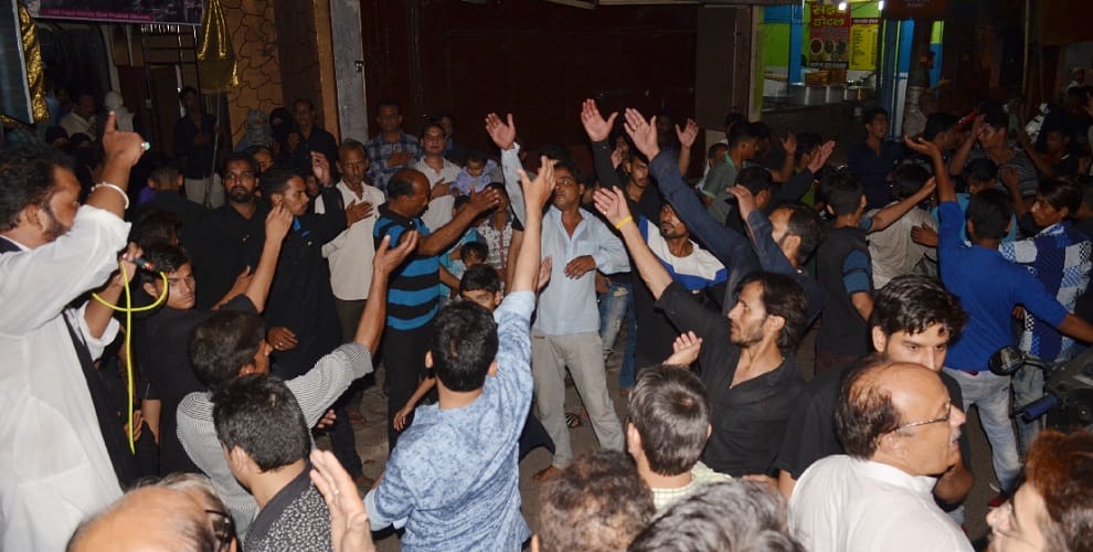 Majlis continues in the memory of Hazrat Imam Hussain
