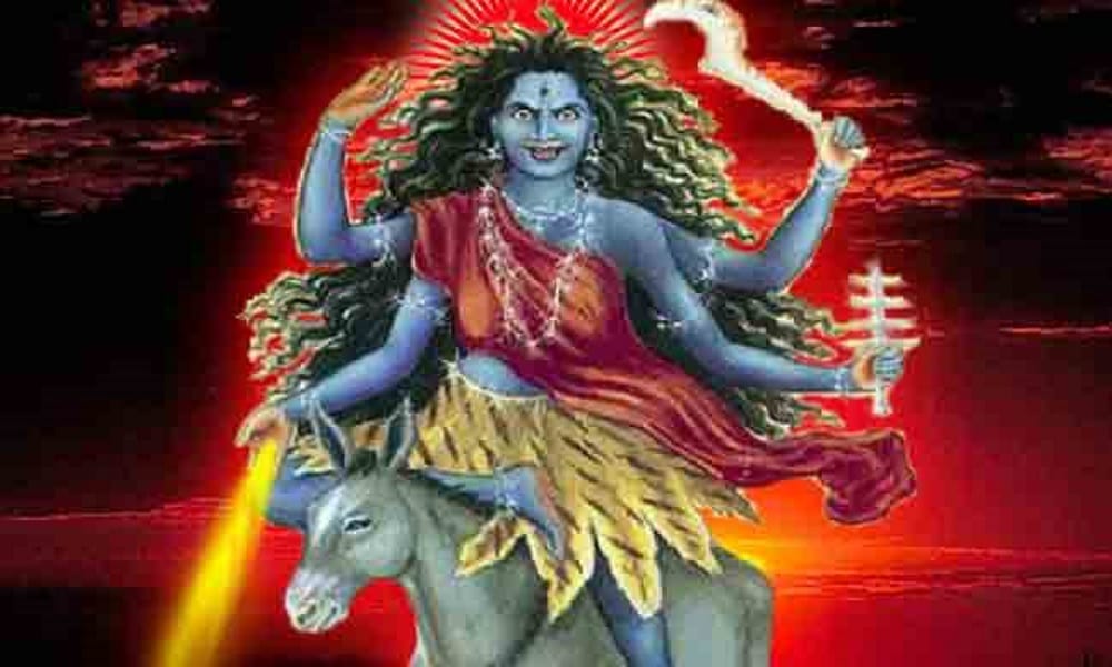 navratri 2017 7th day worship of maa kalratri and puja mantra method