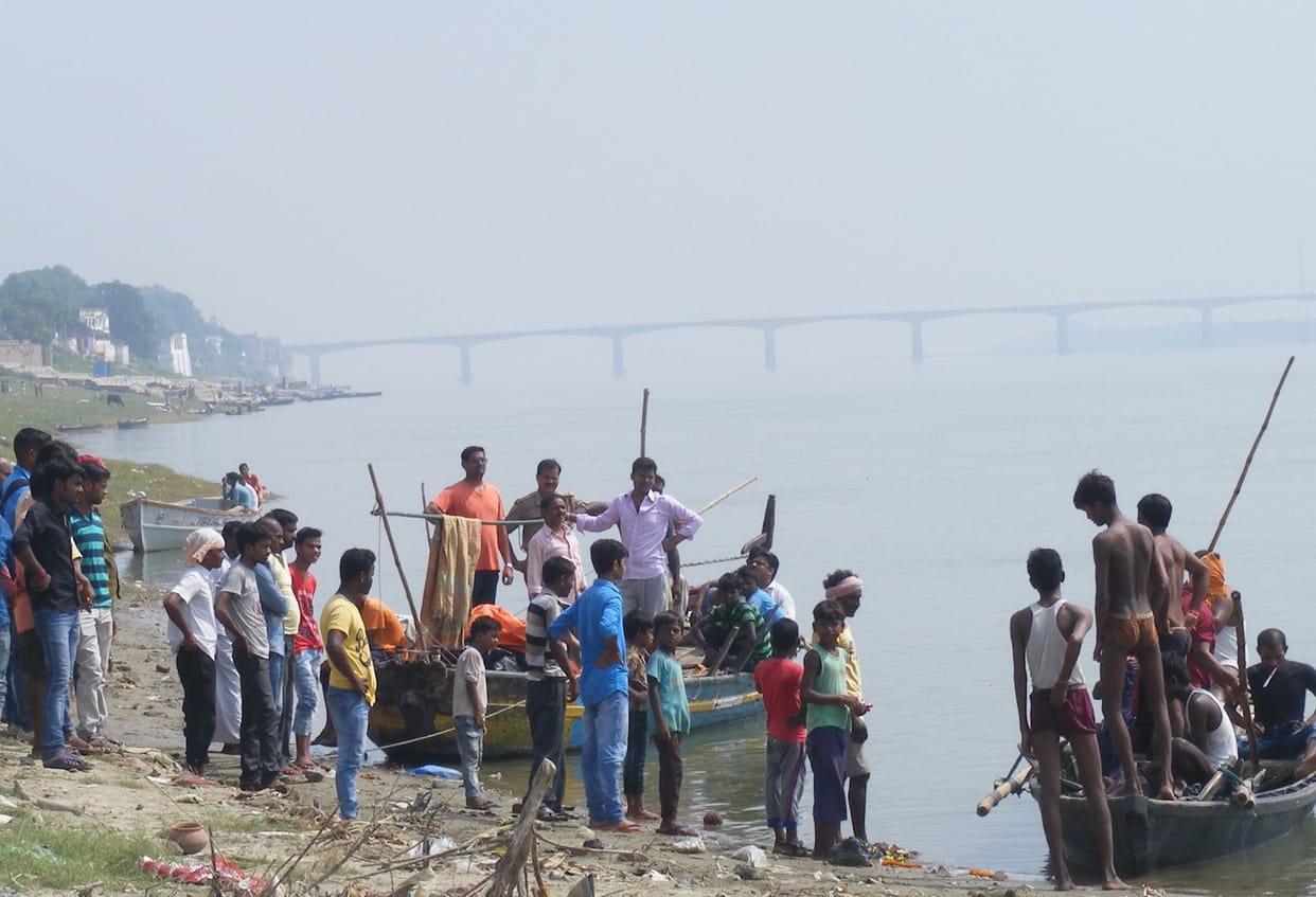 The young man got drowned in the Ganges