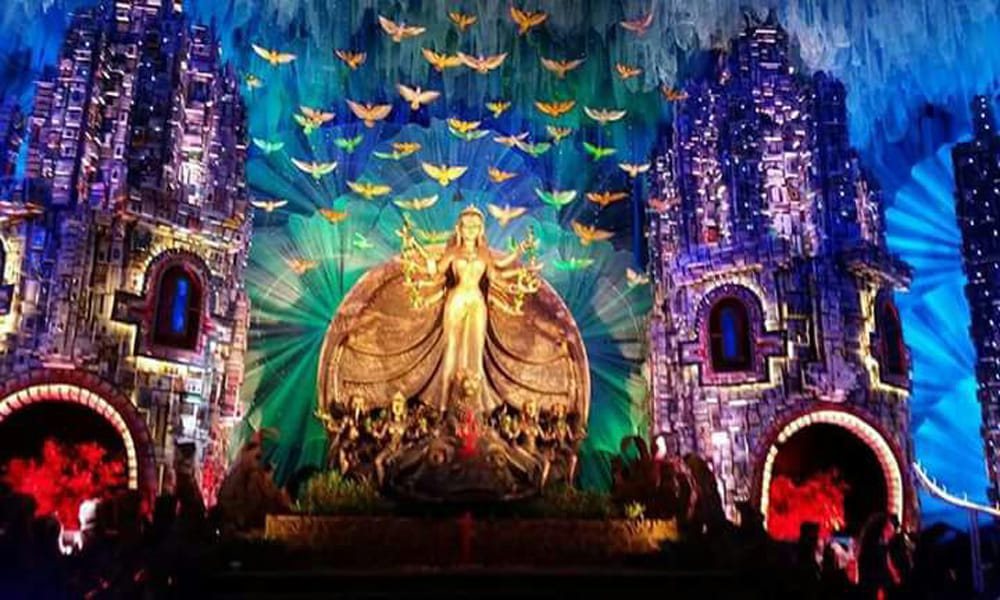 Durga Puja pandal will be decorated in Kolkata on the theme of nature and communal harmony