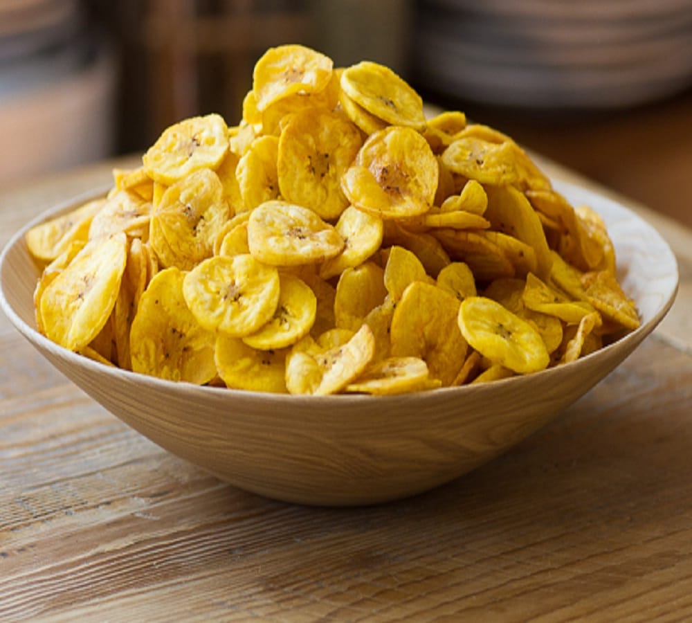 make banana chips at home within five minutes for Navratri fast