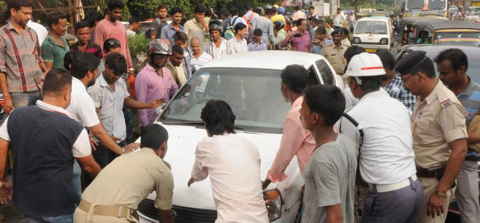 calves are found cramped in car boot in jharkhands jamshedpur