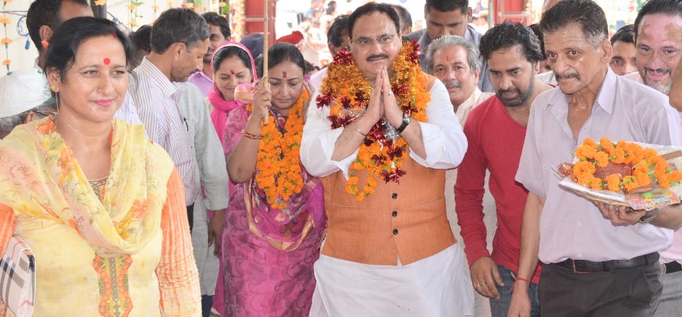 Nadda is first in the race to become Himachal Pradesh Cm